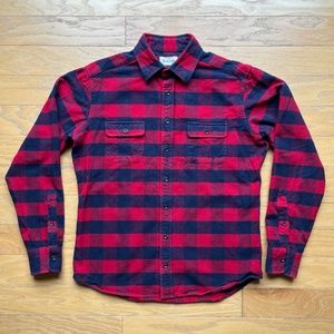 Taylor Stitch Yosemite Shirt in Red Buffalo Plaid Size 40